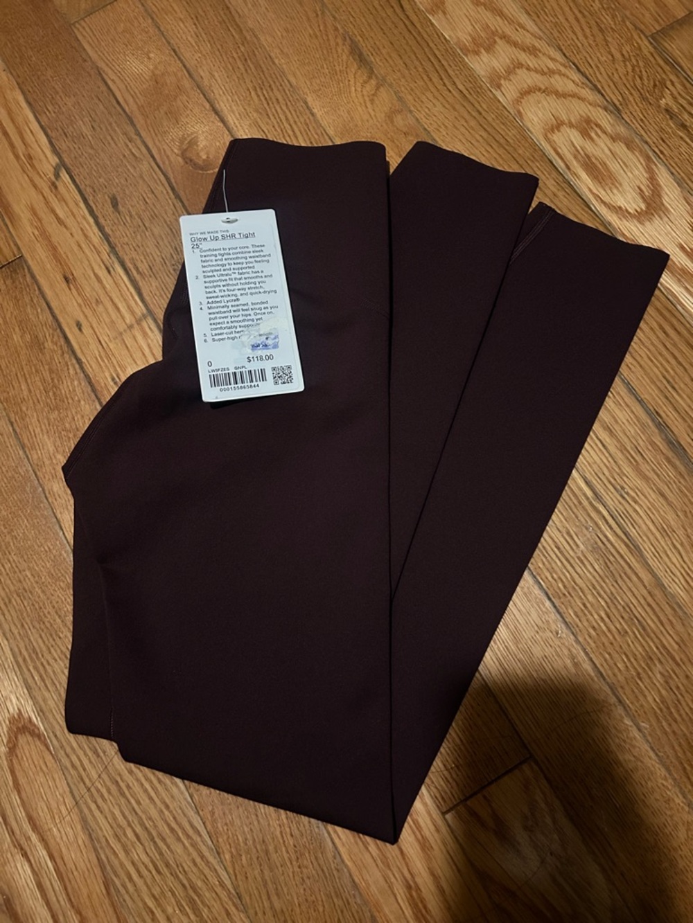 lululemon athletica glow up Leggings 25” GNPL color code